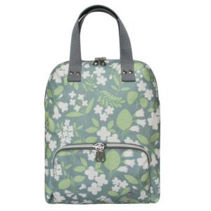 Earth Squared "Alice" Backpack - Green Spring Flower
