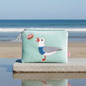Lua "Seagull & Doughnut" Purse - Mint