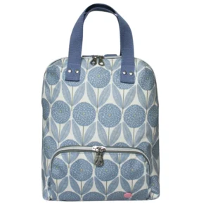Earth Squared "Alice" Backpack - Blue Spring Flower