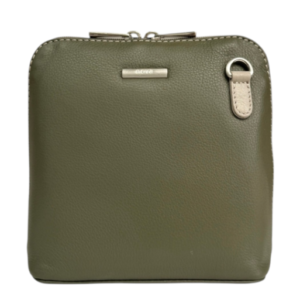 Nova Leathers Across Body Bag - Sage/ Dove Grey