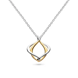 Kit Heath "Alicia" Golden Petite Necklace - Silver / Yellow Gold