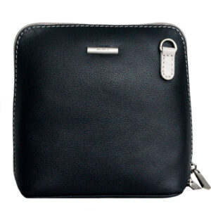 Nova Leathers Across Body Bag - Navy / Dove Grey