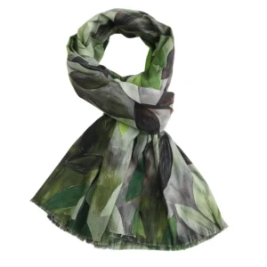 Lua Branches Scarf - Green