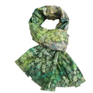Lua Little Flowers Scarf - Green