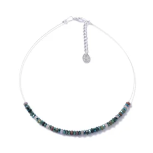 Carrie Elspeth Moss Agate Necklace