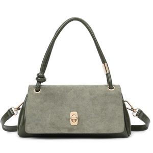 Long & Son Grab/Across Body Bag - Dark Green