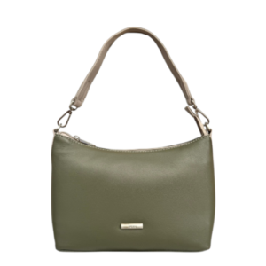 Nova Leathers Across Body Bag - Sage/Dove Grey