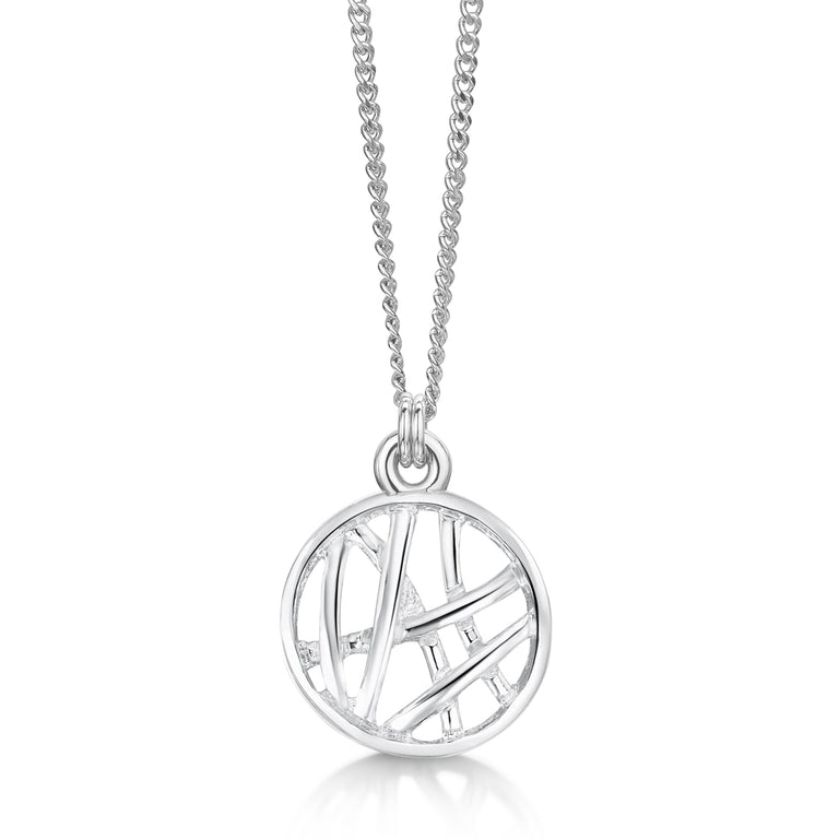 Sheila Fleet " Creel" Pendant - Silver