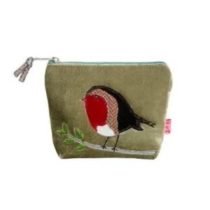 Lua "Robin" Velvet Mini Purse - Fennel Green