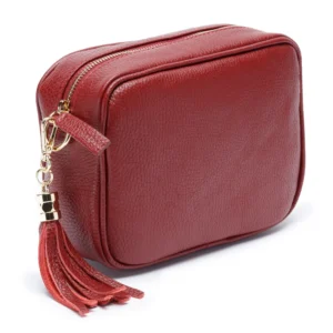 Elie Beaumont Crossbody Leather Bag - Oxblood